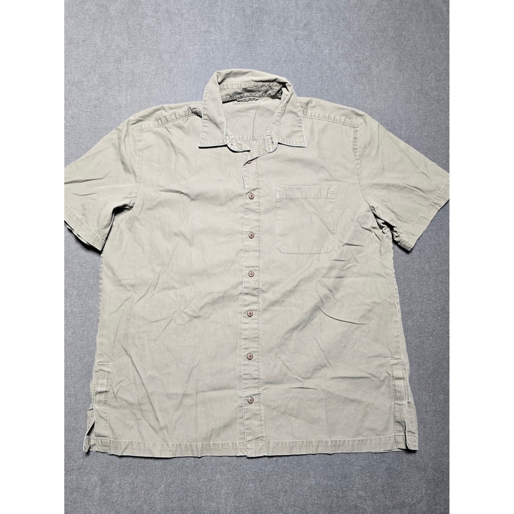 5.11 Tactical Series Men's Short Sleeve‎ Button Up Shirt Khaki Utility Casual XL